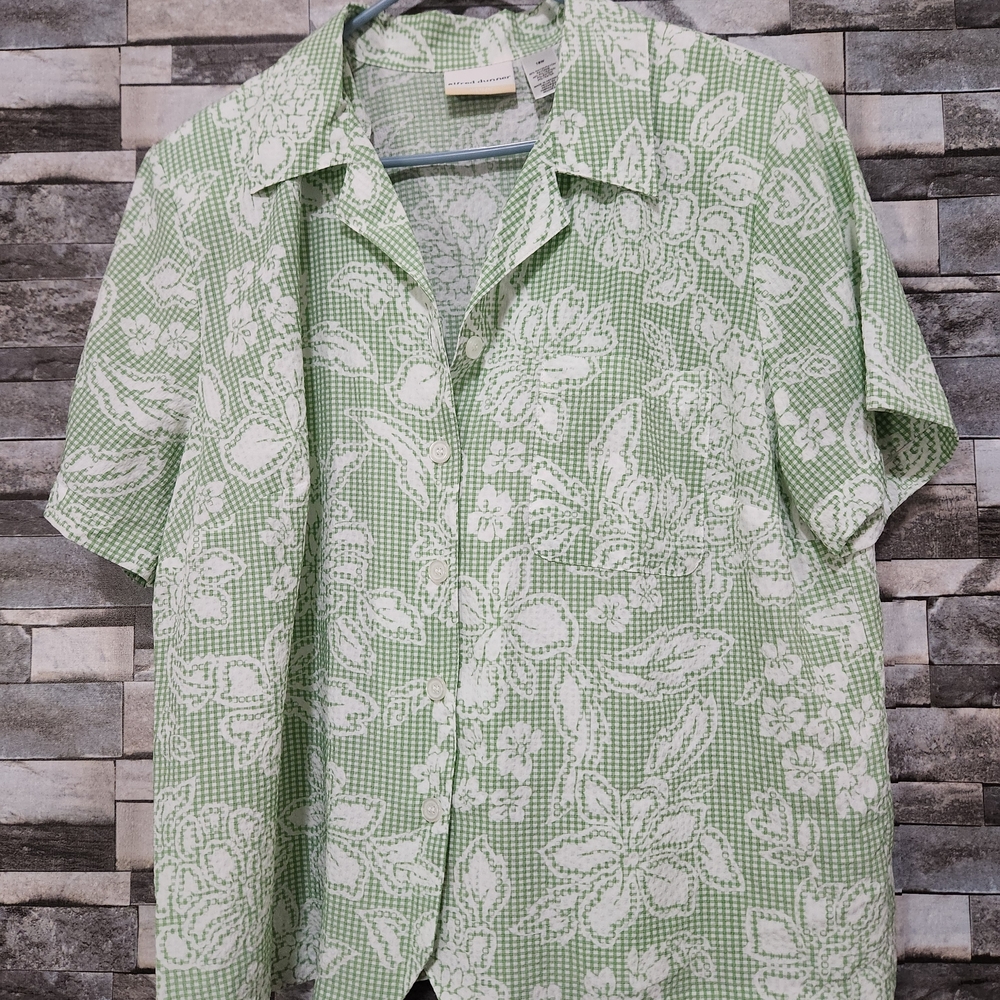 Green Floral Men's Shirt
